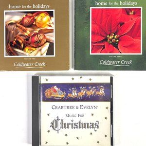 Coldwater Creek Crabtree Evelyn 3 Christmas CD Lot Home For Holidays 1994-2006